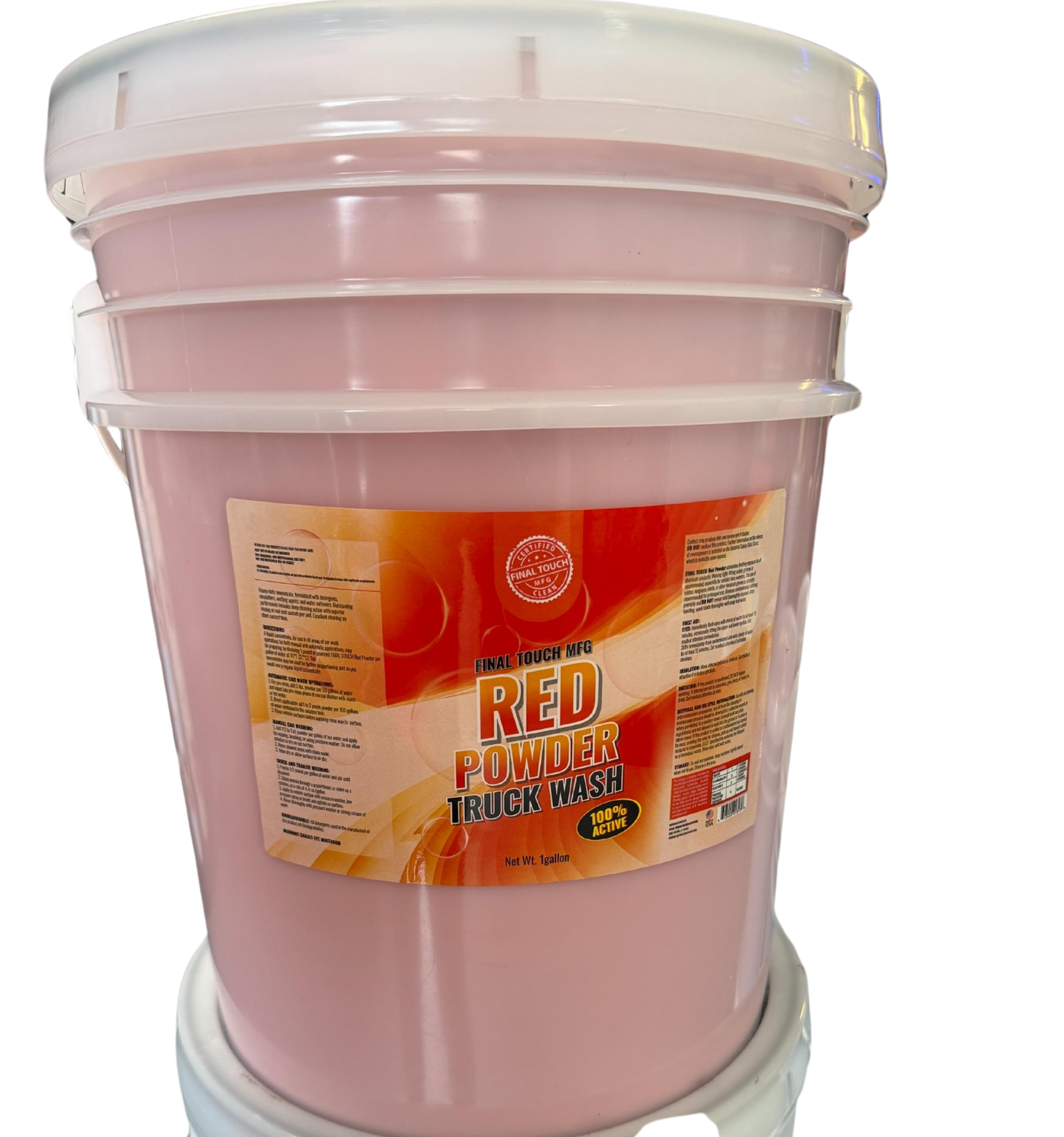 Magic Red Powder 5 gallon Pale | Professional Fleet Wash